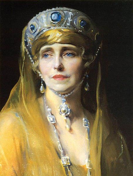 Philip Alexius de Laszlo Portrait of Queen Marie of Romania oil painting picture